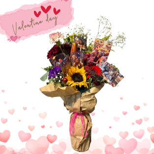The Valentine’s Wine & Memory Bouquet